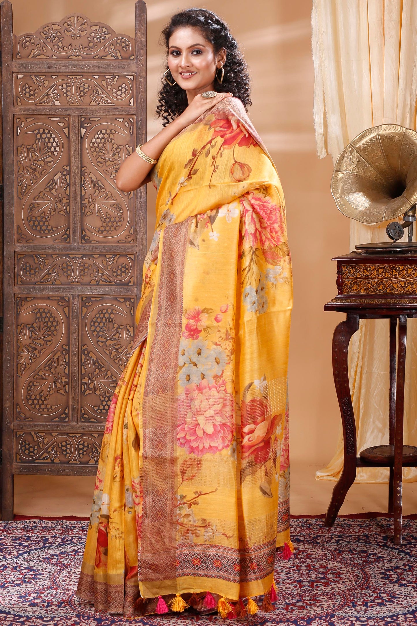 PREMIUM QUALITY TUSSAR SILK SAREE/SILKMARK CERTIFIED