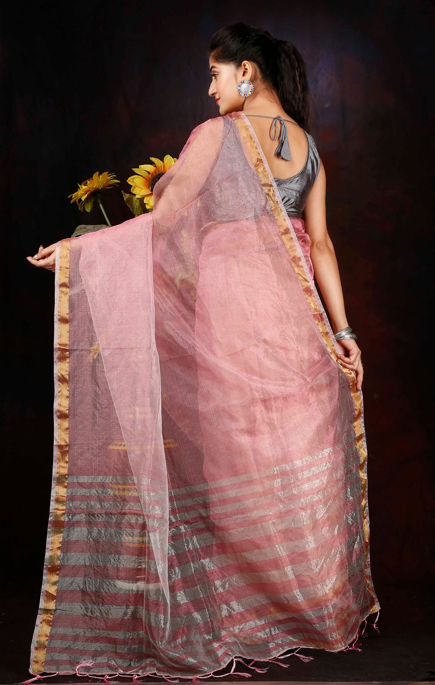 SILK ZARI BORDER SAREE