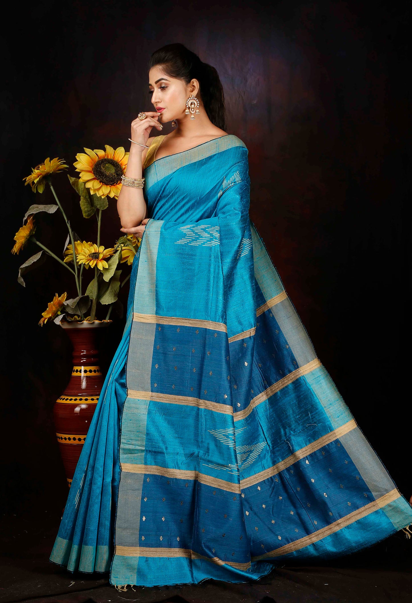 PREMIUM QUALITY DUPION SILK SAREE