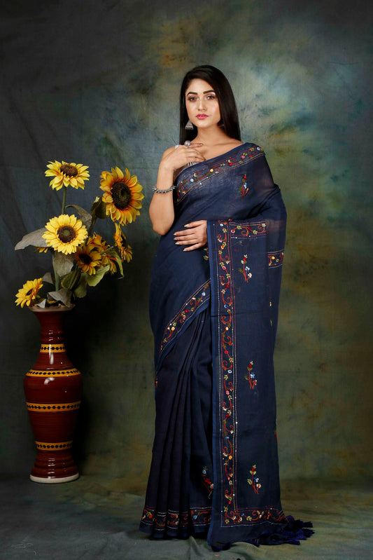 Embroidery Saree